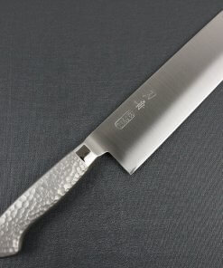 Japanese Chef Knife, Elegance Monaka Series, Nakiri vegetable knife 170mm, entire front view