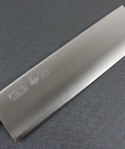 Japanese Chef Knife, Elegance Monaka Series, Nakiri vegetable knife 170mm, details of blade front side