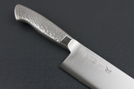 Japanese Chef Knife, Elegance Monaka Series, Nakiri vegetable knife 170mm, diagonal front view