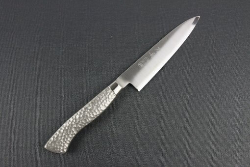 Japanese Chef Knife, Elegance Monaka Series, petit knife 120mm, entire front view