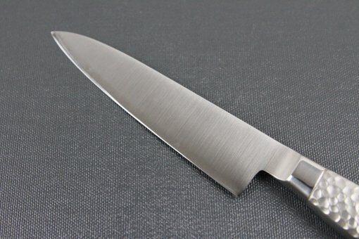 Japanese Chef Knife, Elegance Monaka Series, petit knife 120mm, blade backside details