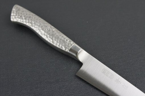 Japanese Chef Knife, Elegance Monaka Series, petit knife 120mm, diagonal front view