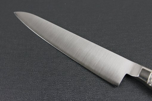 Japanese Chef Knife, Elegance Monaka Series, petit knife 150mm, details of blade backside