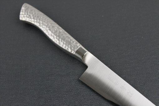 Japanese Chef Knife, Elegance Monaka Series, petit knife 150mm, diagonal front view