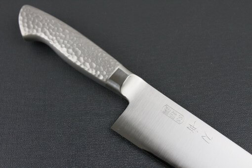Japanese Chef Knife, Elegance Monaka Series, Santoku multi-purpose knife 165mm, diagonal front view