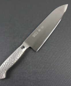 Japanese Chef Knife, Elegance Monaka Series, Santoku multi-purpose knife 180mm, entire front view