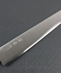 Japanese Chef Knife, Elegance Monaka Series, Sujikiri slicing knife 240mm, details of blade front side