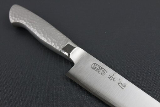 Japanese Chef Knife, Elegance Monaka Series, Sujikiri slicing knife 240mm, diagnal front view
