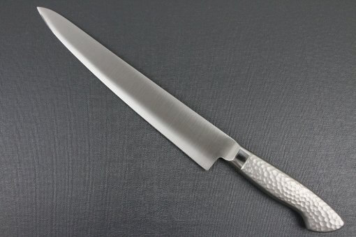 Japanese Chef Knife, Elegance Monaka Series, Sujikiri slicing knife 270mm, backside view