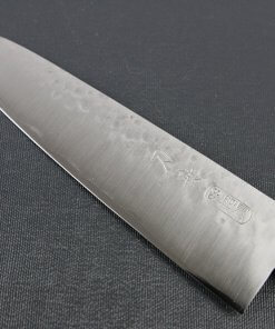Japanese Chef Knife, Hammer Finish Series, Gyuto chef knife 180mm left-handed, details of blade front side