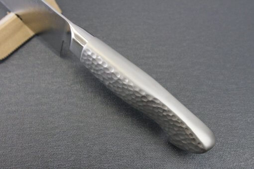 Japanese Chef Knife, Hammer Finish Series, Gyuto chef knife 180mm, handle top view