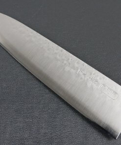 Japanese Chef Knife, Hammer Finish Series, Gyuto chef knife 210mm left-handed, details of blade front side