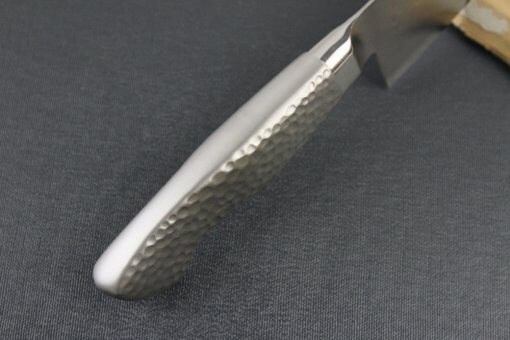 Japanese Chef Knife, Hammer Finish Series, Gyuto chef knife 210mm left-handed, handle top view
