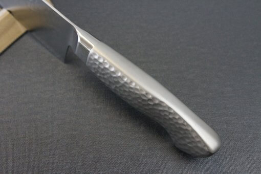 Japanese Chef Knife, Hammer Finish Series, Gyuto chef knife 210mm, handle top view
