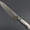 Japanese Chef Knife, Hammer Finish Series, Gyuto chef knife 240mm left-handed, front view