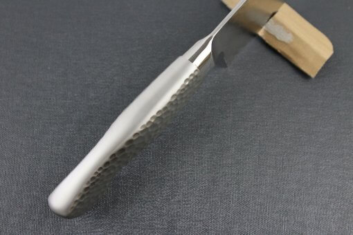 Japanese Chef Knife, Hammer Finish Series, Gyuto chef knife 240mm left-handed, handle top view