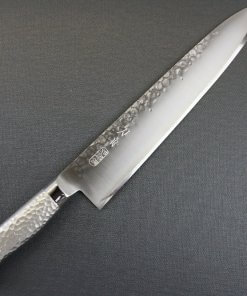 Japanese Chef Knife, Hammer Finish Series, Gyuto chef knife 240mm, front view