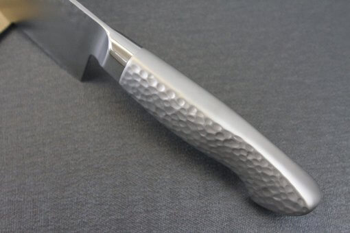 Japanese Chef Knife, Hammer Finish Series, Gyuto chef knife 240mm, handle top view