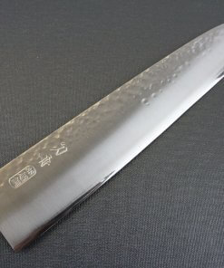 Japanese Chef Knife, Hammer Finish Series, Gyuto chef knife 270mm, details of blade front side