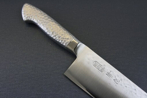 Japanese Chef Knife, Hammer Finish Series, Gyuto chef knife 270mm, diagonal front view