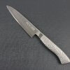 Japanese Chef Knife, Hammer Finish Series, Petit knife 120mm left-handed, front view