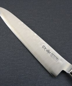 Japanese Chef Knife, Hammer Finish Series, Petit knife 150mm left-handed, details of blade front side