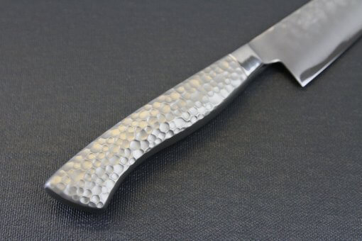 Japanese Chef Knife, Hammer Finish Series, Petit knife 150mm, handle details