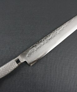 Japanese Chef Knife, Hammer Finish Series, Sujihiki Slicing Knife 270mm, front entire view