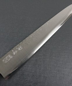 Japanese Chef Knife, Hammer Finish Series, Sujihiki Slicing Knife 240mm, details of blade front side