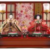 Hina dolls, a Japanese doll, gorgeous pair dolls set Ukibune, entire view