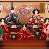 Hina dolls, a Japanese doll, gorgeous 5 dolls set Misaki, entire view