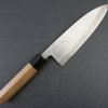 Japanese professional chef knife, Deba fillet knife, steel 180mm, entire view front side