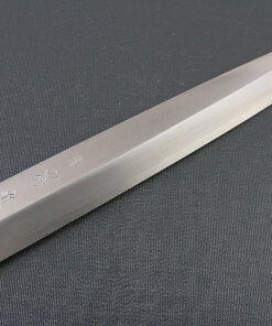Japanese professional chef knife, Yanagiba Sushi knife, 1st grade 270mm, details of blade front side