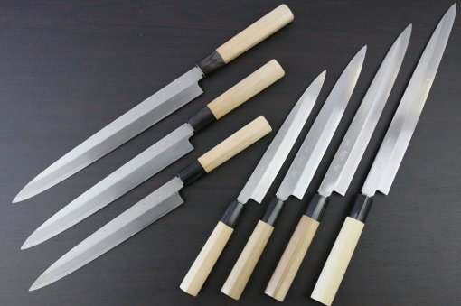 Japanese professional chef knife, Yoshifusa 1st grade Yanagiba Sushi knife, full lineup