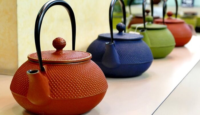 Nambu Ironware, Japanese traditional crafts, colored kettles
