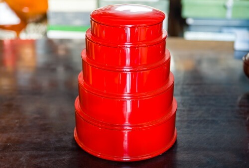 Naruko Lacquerware, Japanese traditional crafts in Tohoku, piling bento boxes