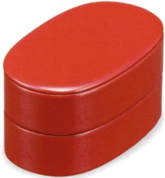 Kawatsura Lacquerware, a Japanese traditional craft, red bento box