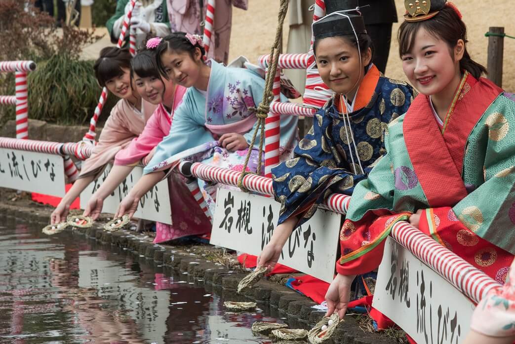 Iwatsuki Japanese dolls, a Japanese traditional crafts, Nagashi Hina festival