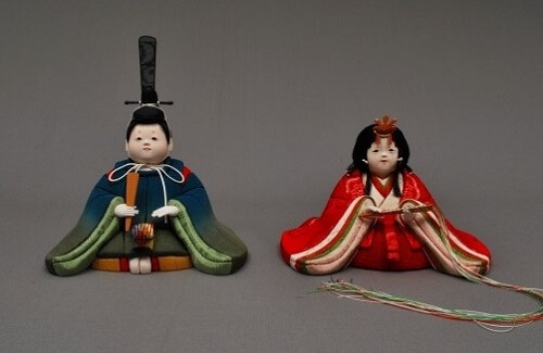 Edo Sekku Dolls, a Japanese Traditional Craft of Tokyo, Hina dolls of Prince and Princess