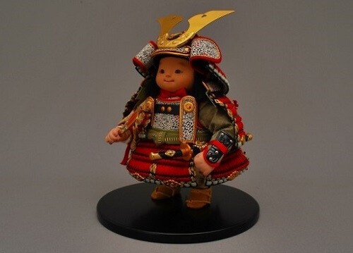 Edo Sekku Dolls, a Japanese Traditional Craft of Tokyo, Samurai armor doll diagonal front view