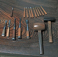 Ukiyo-e, Japanese art of Edo woodprint, tools used for Ukiyoe carving
