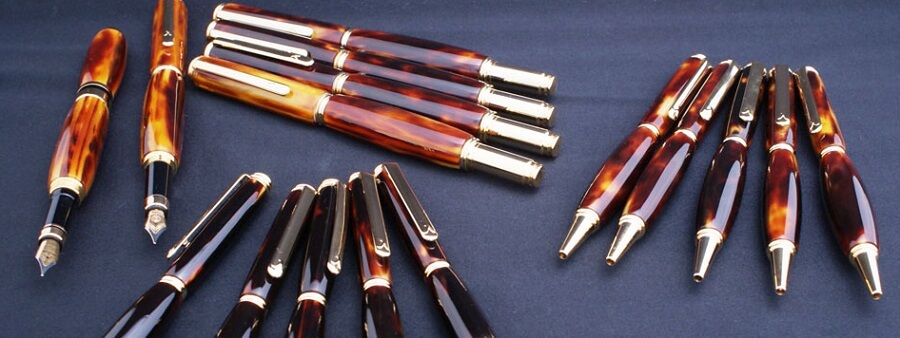 Japanese Traditional Edo Tortoise Shell Crafts, luxury ballpoint pens