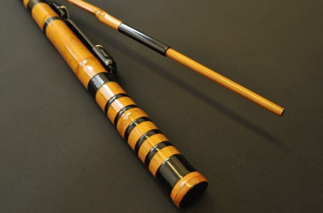 Edo bamboo fishing rod, a traditional craft of Japanese rod, a product example of expensive rod in specialty shop