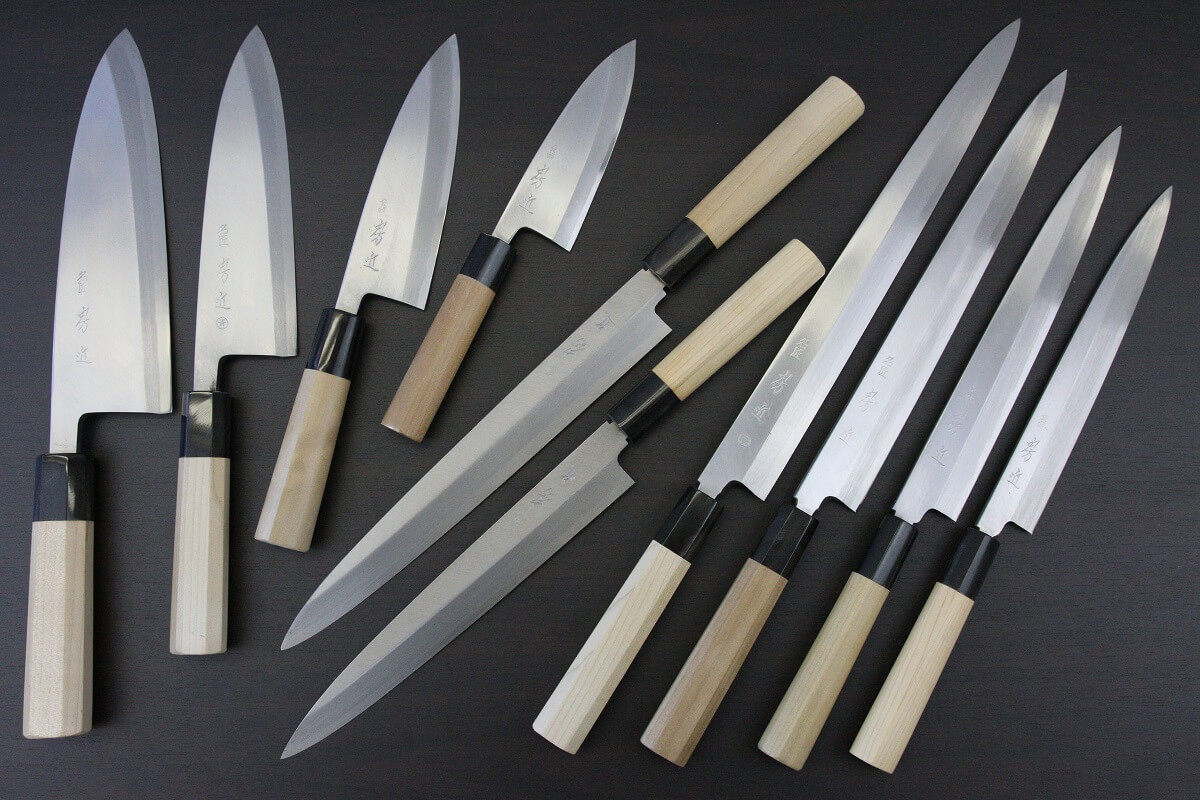 SHIGEKATSU' Sashimi Knife SK Material, 180mm~300mm 210mm