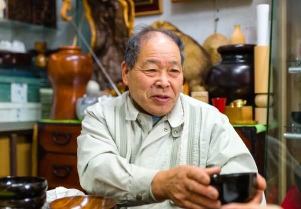 Naruko Lacquerware, Japanese traditional crafts in Tohoku, one of a few craftsman