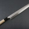 Japanese professional chef knife, Yanagiba sushi knife, steel 300mm, entire view