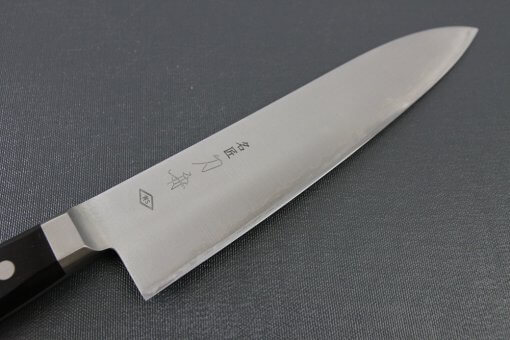 Japanese Chef Knife, Toshu super blue steel Aogami Super, Gyuto chef knife 210mm, details of blade front side
