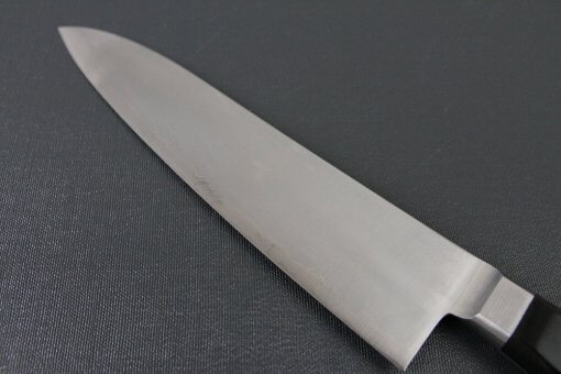 Japanese Chef Knife, Toshu super blue steel Aogami Super, Gyuto chef knife 210mm, details of blade backside