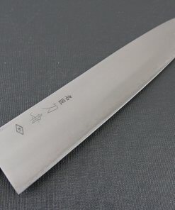 Japanese Chef Knife, Toshu super blue steel Aogami Super, Gyuto chef knife 240mm, details of blade front side