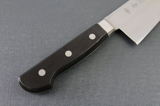 Japanese Chef Knife, Toshu super blue steel Aogami Super, Gyuto chef knife 240mm, details of handle